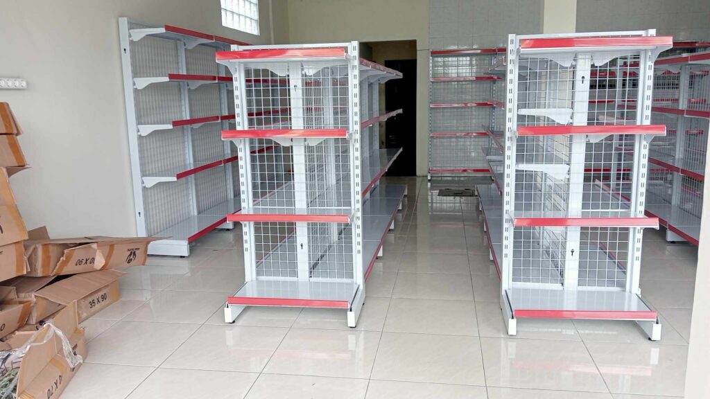 Rak besi untuk toko sembako