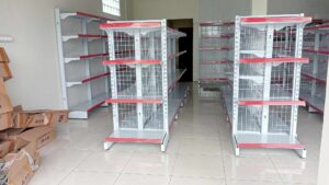 Rak besi untuk toko sembako