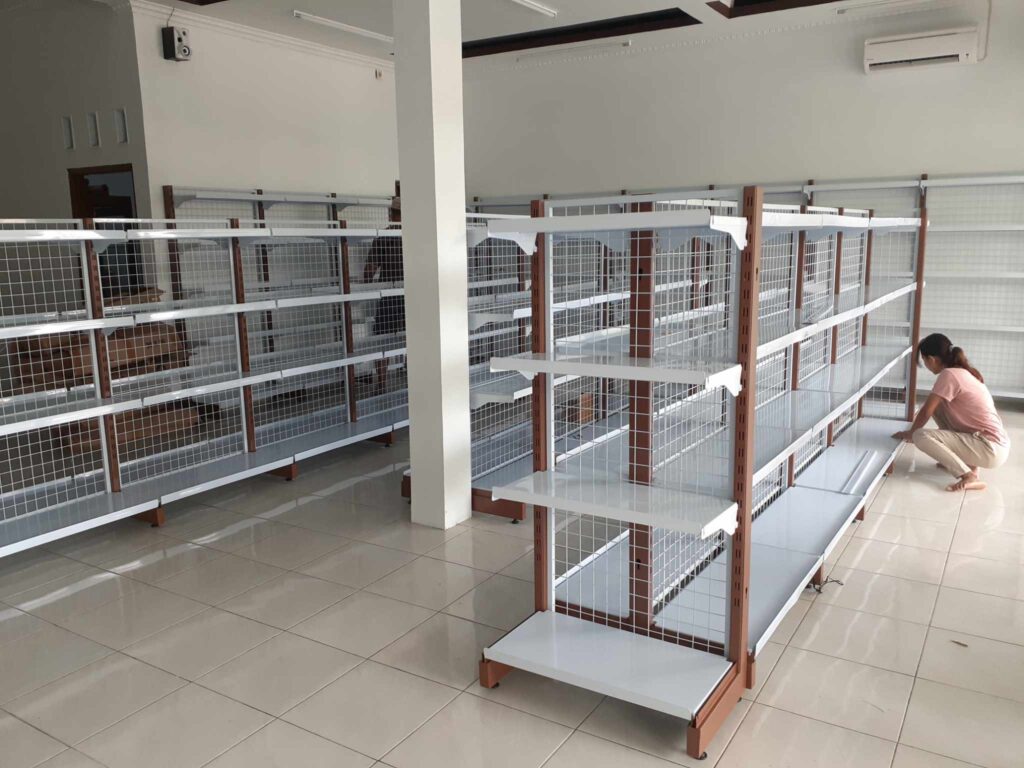 Tempat beli rak toko custom Jogja